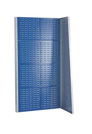 Bott Steel Louvre Panel Storage Unit, 452mm x 1015mm x 1835mm, Blue