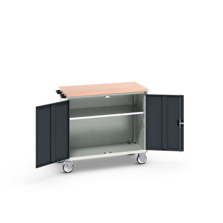 Bott 2 Door Sheet Steel Floor Standing Cabinet, 1050 x 600 x 980mm