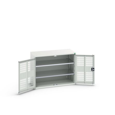 Bott 2 Door Sheet Steel Cupboard, 1050 x 550 x 800mm