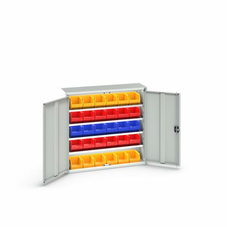 Bott 2 Door Sheet Steel Cupboard, 1050 x 350 x 1000mm