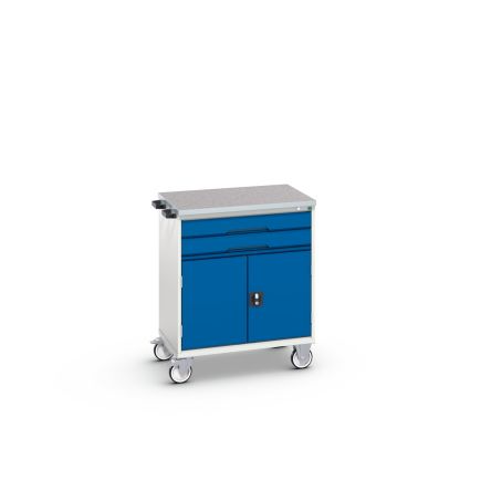 Bott 2 Door, 2 Drawer Sheet Steel Floor Standing Cabinet, 800 x 600 x 980mm