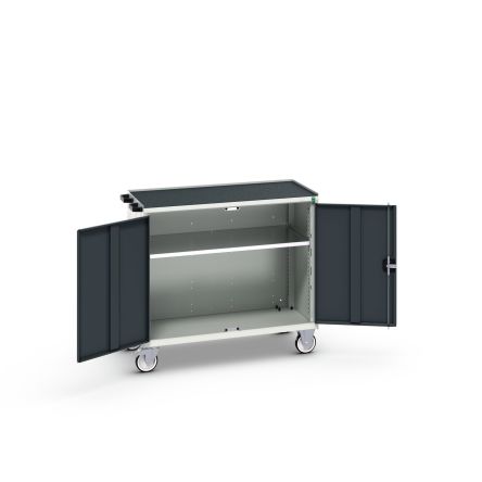 Bott 2 Door Sheet Steel Floor Standing Cabinet, 1050 x 550 x 965mm