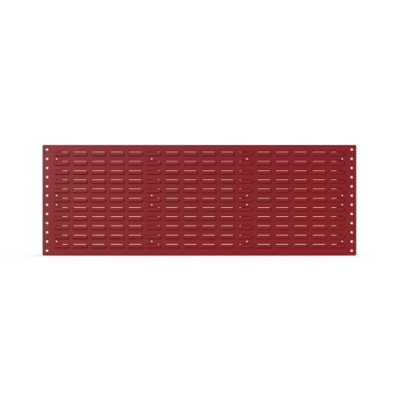 Bott Steel Louvre Panel Storage Unit, 19mm x 1300mm x 457mm, Red