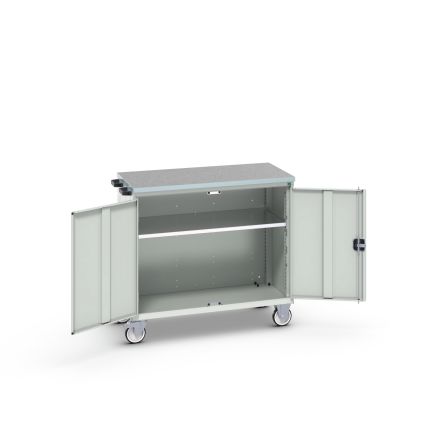 Bott 2 Door Sheet Steel Floor Standing Cabinet, 1050 x 600 x 980mm
