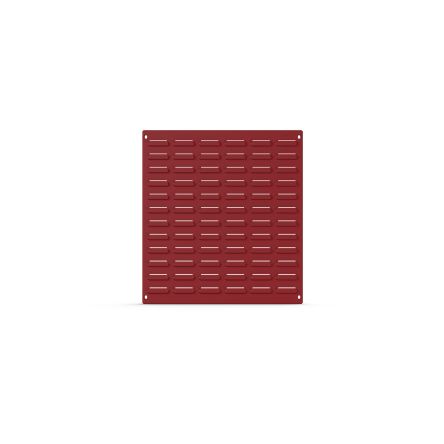 Bott Steel Louvre Panel Storage Unit, 457mm x 19mm x 495mm, Red