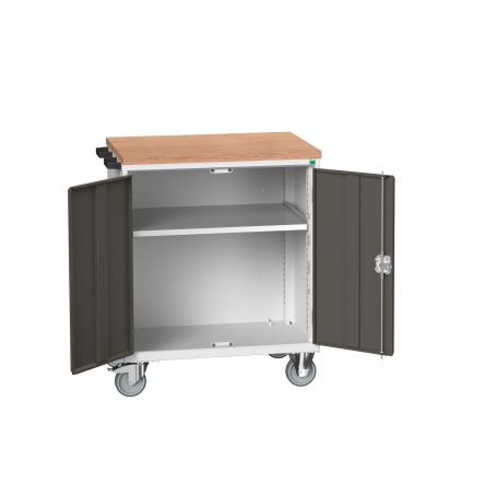 Bott 2 Door Sheet Steel Floor Standing Cabinet, 800 x 550 x 980mm