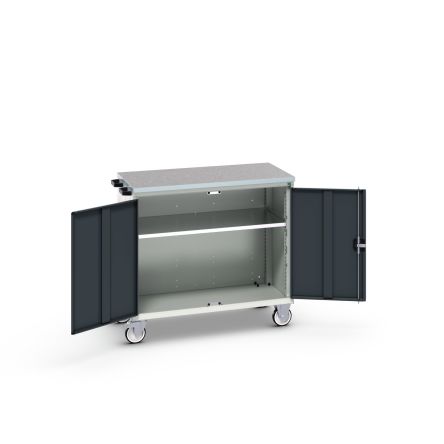 Bott 2 Door Sheet Steel Floor Standing Cabinet, 1050 x 600 x 980mm