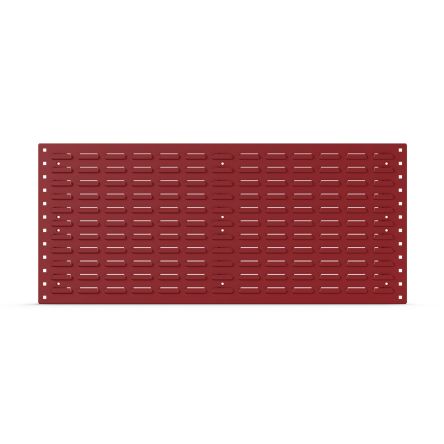 Bott Steel Louvre Panel Storage Unit, 19mm x 1050mm x 457mm, Red