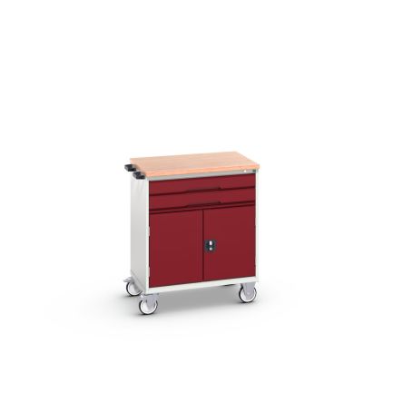 Bott 2 Door, 2 Drawer Sheet Steel Floor Standing Cabinet, 800 x 600 x 980mm