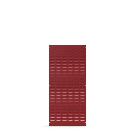 Bott Steel Louvre Panel Storage Unit, 457mm x 19mm x 991mm, Red