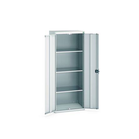 Bott 2 Door Sheet Steel Floor Standing Cupboard, 800 X 525 X 2000mm