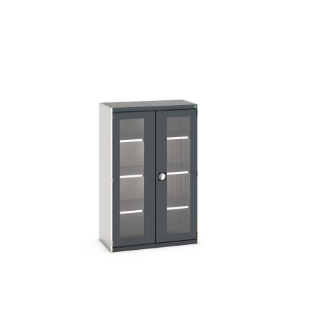 Bott 2 Door Sheet Steel Floor Standing Cupboard, 1050 X 525 X 1600mm