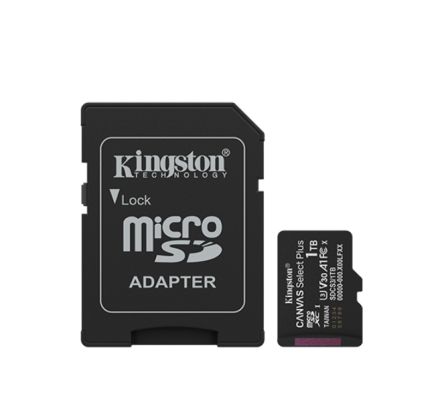 Kingston 1 TB MicroSDXC Micro SD Card, Class 10, UHS-I