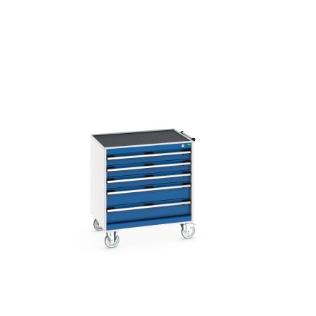 Bott, 5 Drawer Sheet Steel Floor Standing Storage Cabinet, 800 X 650 X 885mm