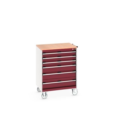 Bott, 6 Drawer Sheet Steel Floor Standing Storage Cabinet, 800 X 650 X 1090mm