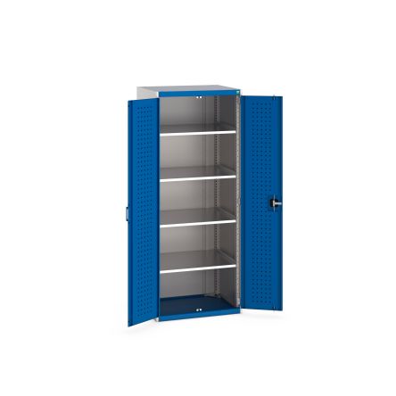 Bott 2 Door Sheet Steel Floor Standing Cupboard, 800 X 650 X 2000mm