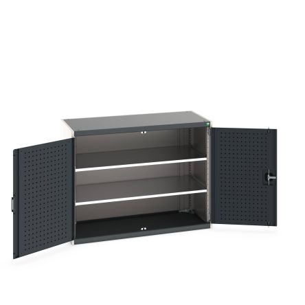 Bott 2 Door Sheet Steel Floor Standing Cupboard, 1300 X 650 X 1000mm