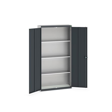 Bott 2 Door Sheet Steel Floor Standing Cupboard, 1050 X 325 X 2000mm