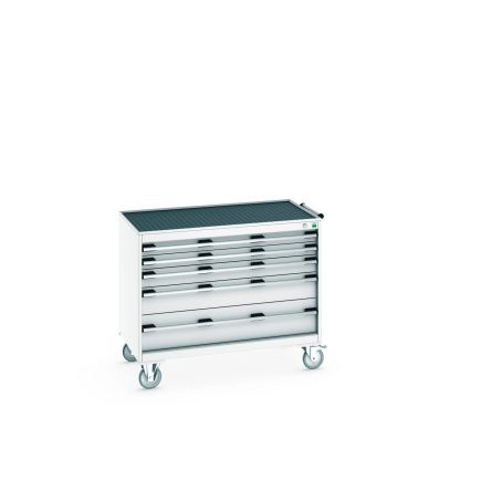 Bott, 5 Drawer Sheet Steel Floor Standing Storage Cabinet, 1050 X 650 X 885mm
