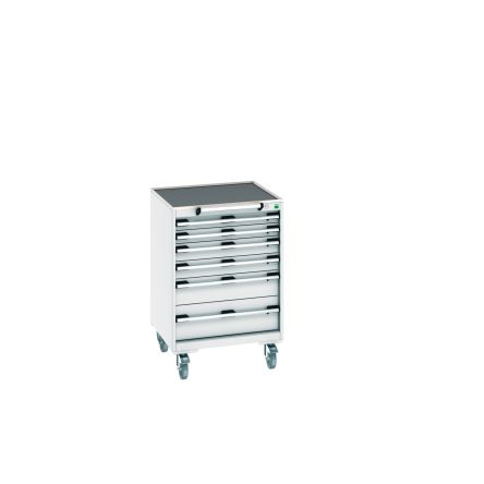 Bott, 6 Drawer Steel Floor Standing Cabinet, 650 x 650 x 985mm