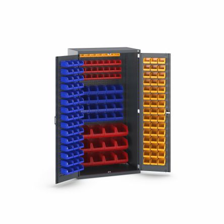 Bott Steel Storage Bin, 650mm x 1050mm x 2000mm, RAL 7016