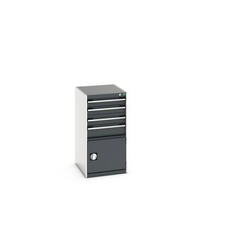 Bott 4 Cabinet, Steel, 1000mm x 650mm x 525mm, Grey