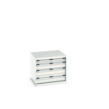 Bott 4 Cabinet, Steel, 700mm x 750mm x 800mm, Light Grey