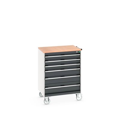 Bott, 6 Drawer Sheet Steel Floor Standing Cabinet, 800 X 650 X 1090mm