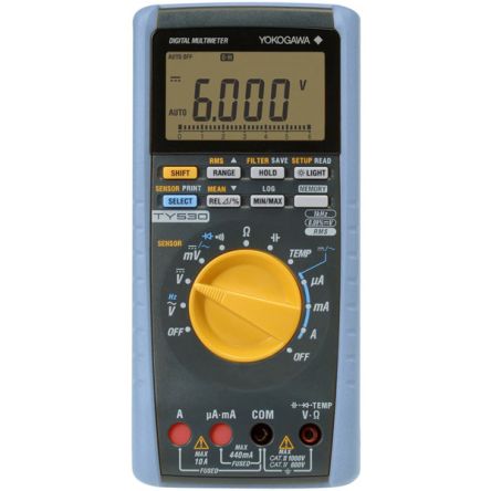 Yokogawa TY530/TE/NB2 Digital, LCD Digital Multimeter, True RMS, 10A ac Max, 10A dc Max, 1000V ac Max