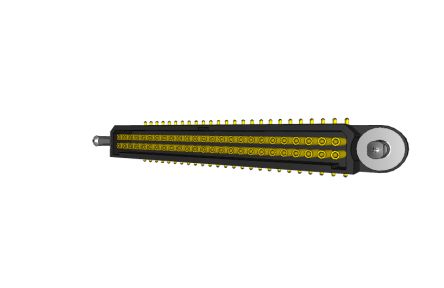 Amphenol Socapex MHDAS Series Straight PCB Mount PCB Connector, 50 Contact(s), 1.27mm Pitch, 2 Row(s), Shrouded