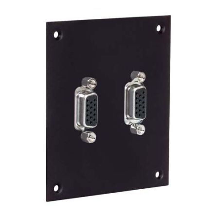 L-Com 2 Way Female F Female Adapter Audio & Video Faceplate