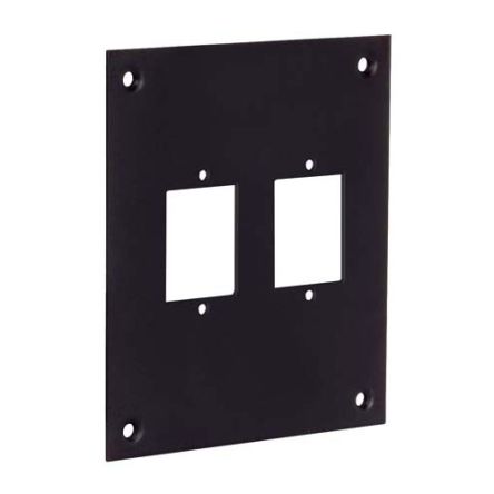 L-Com Female Jack Socket Audio & Video Faceplate