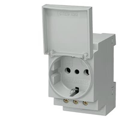 Siemens Grey 1 Gang Thermoplastic 16 A Power Socket Socket