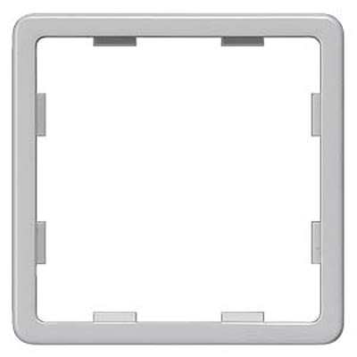 Siemens Silver 1 Gang Cover Plate Thermoplastic Faceplate & Mounting Plate