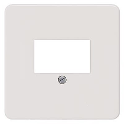 Siemens White 1 Gang Cover Plate Thermoplastic Faceplate & Mounting Plate