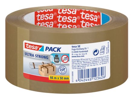 Tesa PACK Brown Packing Tape, 66mm x 50mm