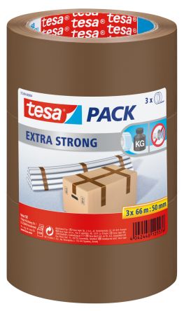 Tesa PACK Brown Packing Tape, 66mm x 50mm