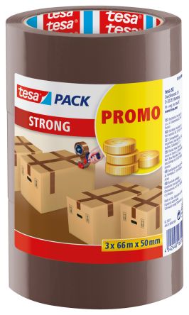 Tesa PACK Brown Packing Tape, 66mm x 50mm