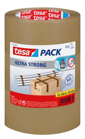 Tesa PACK Brown Packing Tape, 66mm x 50mm