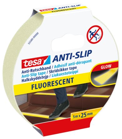 Tesa BNR 55580 Black PVC Film 5m Adhesive Anti-slip Tape, 0.001mm Thickness
