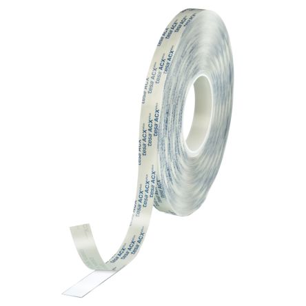 Tesa 07066-00012-24 Black Double Sided Tape, 1.5mm Thick, 54 N/cm, Acrylic Foam Backing, 25mm x 18m