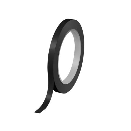 Tesa 60404 Colored Black Packing Tape, 66m x 9mm