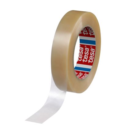 Tesa 4122 Transparent Packing Tape, 66m x 25mm