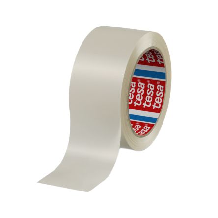 Tesa 4124 White Packing Tape, 66m x 19mm