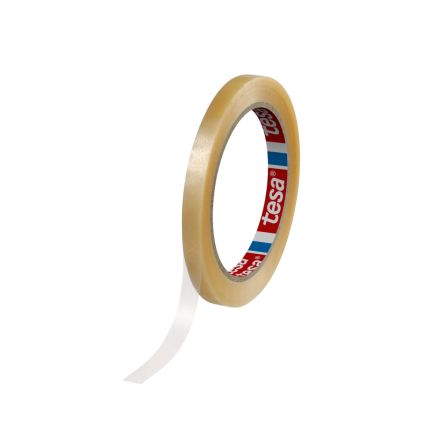 Tesa 4204 PV0 Transparent Packing Tape, 66m x 9mm