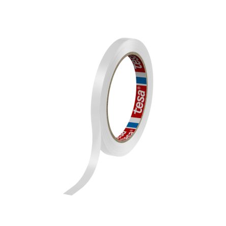 Tesa 4204 PV0 White Packing Tape, 66m x 9mm