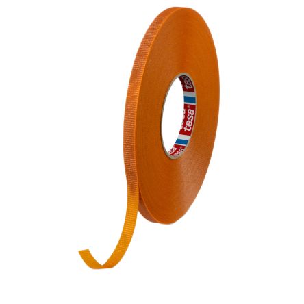 Tesa 04963-00055-00 Transparent Double Sided Tape, 0.11mm Thick, 6.1 N/cm, PVC Film Backing, 12mm x 50m