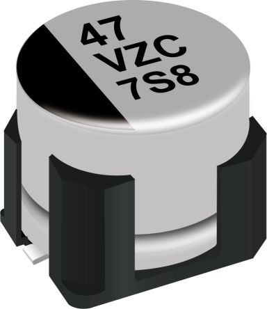 Panasonic 33μF Hybrid, Polymer Aluminium Capacitors 35V dc, Surface Mount - EEHZC1V330P