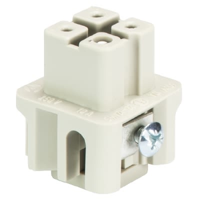 Wieland Insert, 10A, Female, 73 Series, 3 Contacts