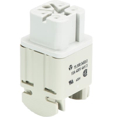 Wieland Insert, 10A, Female, 73 Series, 4 Contacts
